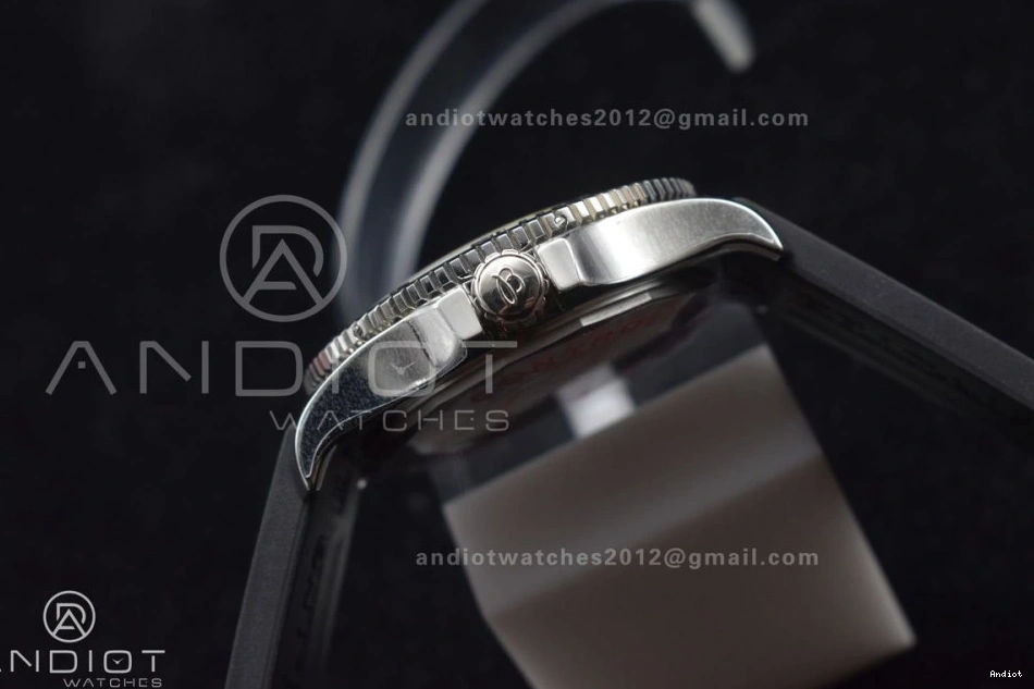 Black Best Rubber Black 1:1 On Strap Superocean Automatic 44 Edition Bezel Black A2824 Dial TF 0315